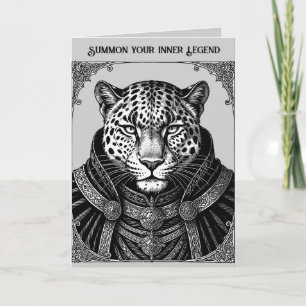 Tarjeta Ose El Rey Leopardo de las Sombras