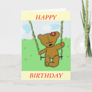 Tarjeta oso balancín