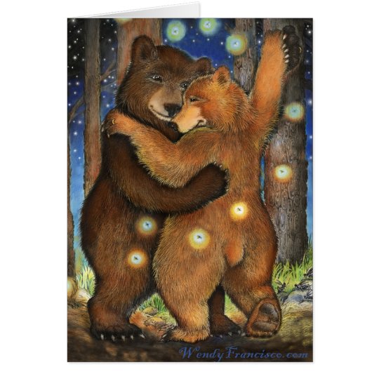 Tarjeta Oso de baile