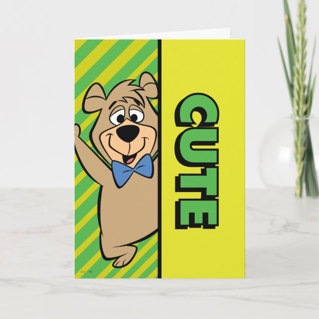 Tarjeta Oso De Boo-Boo-Cute (Anverso)