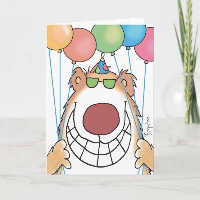 TARJETA OSO DE CUMPLEAÑOS (Anverso)