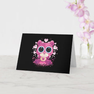 Tarjeta Oso de peluche del día de San Valentín
