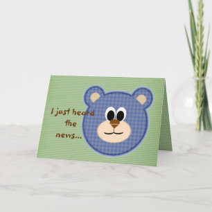 Tarjeta Oso de peluche para recuperarse