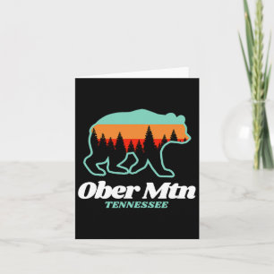 Tarjeta Oso de snowboard de esquí de la montaña Ober Tenne