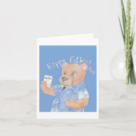 Tarjeta Oso del Día del Padre 