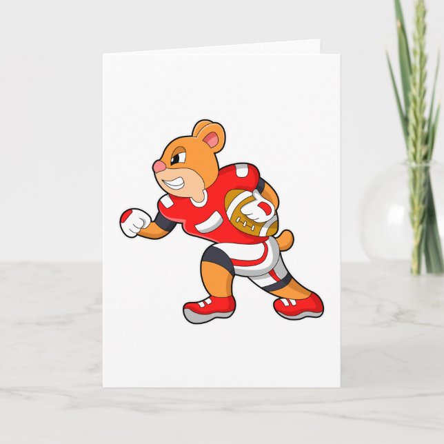 Tarjeta Oso en deportes de fútbol (Anverso)