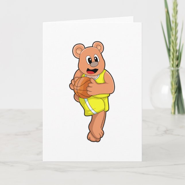 Tarjeta Oso en el baloncesto (Anverso)
