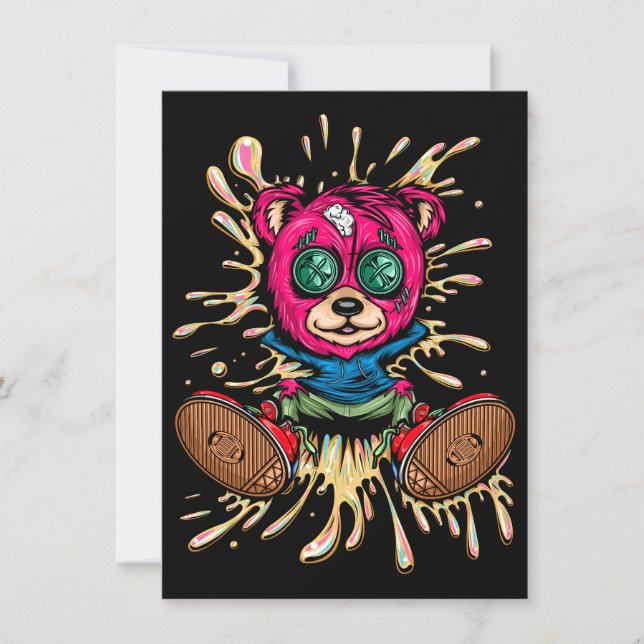 Tarjeta Oso En La Miel (Anverso)