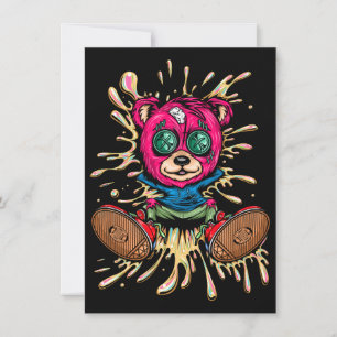 Tarjeta Oso En La Miel