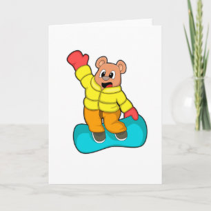 Tarjeta Oso en los deportes de snowboard