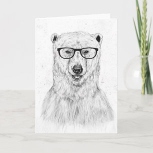 Tarjeta Oso geek