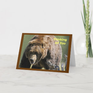 Tarjeta Oso grizzly, estímulo militar