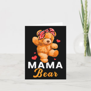 Tarjeta Oso mama dia de las madres oso de peluche mamá mam