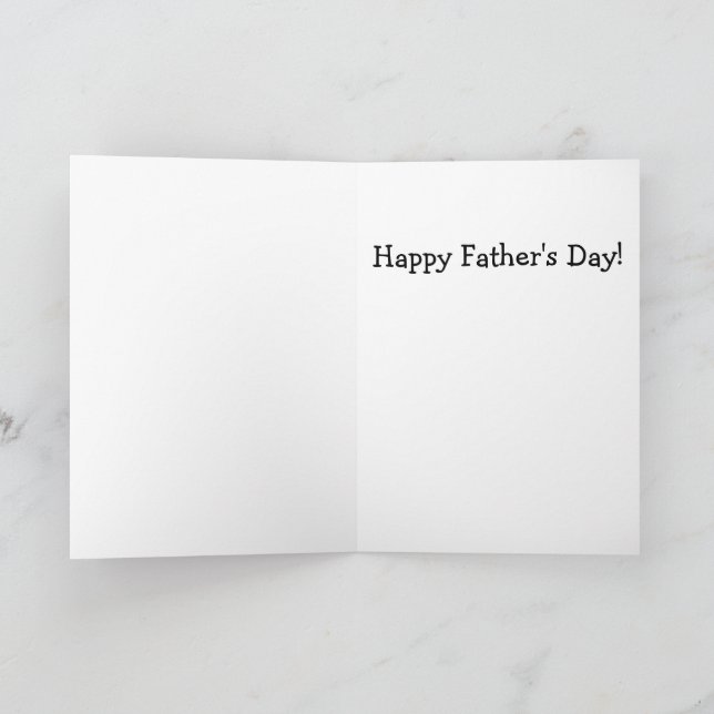 Tarjeta Oso padre tratando de enseñar a cachorro a pescar! (Interior)