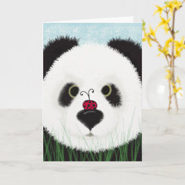 Tarjeta Oso Panda Adorable