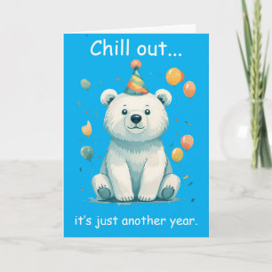 Tarjeta Oso Polar del Calentamiento Global Sarcástico