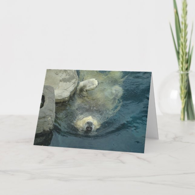 Tarjeta Oso polar jubilado (Anverso)