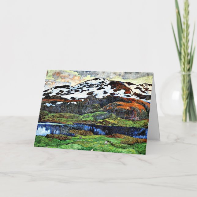 Tarjeta Osslund - Una noche de verano por Kallsjon (Anverso)