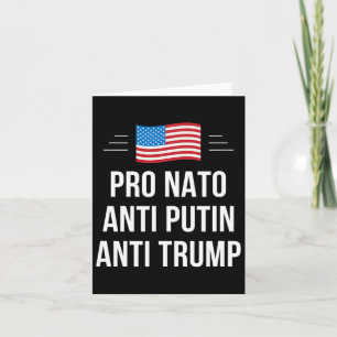 Tarjeta Otan - Anti Putin - Anti Trump -