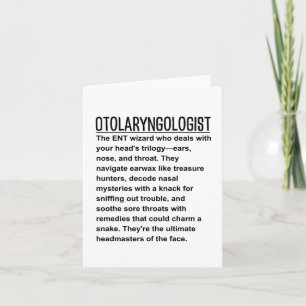Tarjeta Otolaringólogo