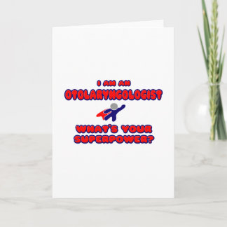 Tarjeta Otolaringólogo .. ¿Cuál es tu superpoder?