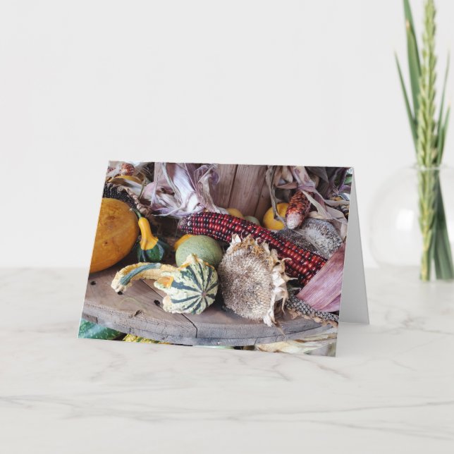 Tarjeta Otoñal (Anverso)