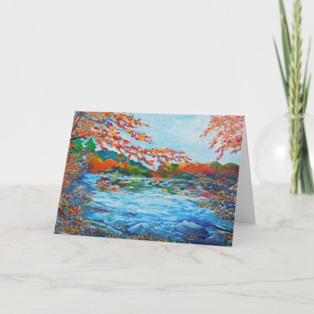 Tarjeta Otoño (Anverso)