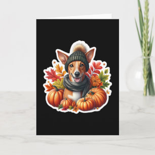 Tarjeta Otoño Cirnecho Dell’etna Dueño de Perro Día de Acc