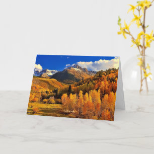 Tarjeta Otoño de Colorado