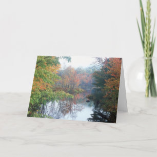 Tarjeta Otoño del río Tully