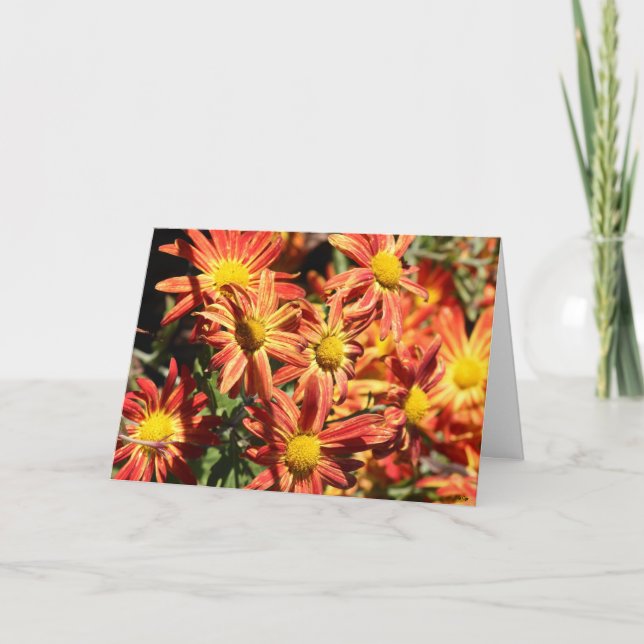 Tarjeta Otoño delicioso, pensando en usted (Anverso)