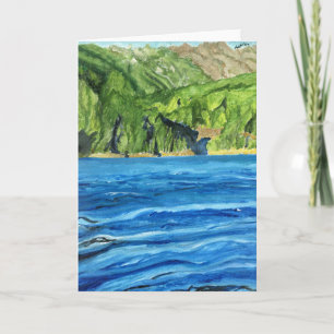 Tarjeta "Otoño en el lago de Trinidad No.1" por AlarsenArt