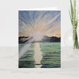 Tarjeta "Otoño en el lago de Trinidad No.2" por AlarsenArt
