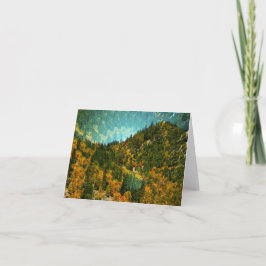 Tarjeta Otoño en las montañas.....