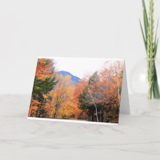 Tarjeta Otoño en Maine
