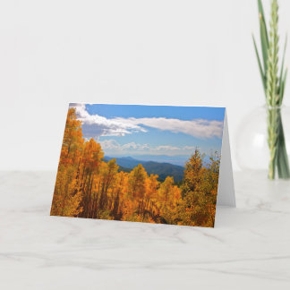 Tarjeta Otoño en New México