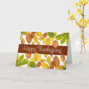 Tarjeta Otoño Sale de Acción de Gracias Fotográfica