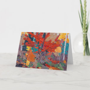 Tarjeta Otoño   Tom Thomson