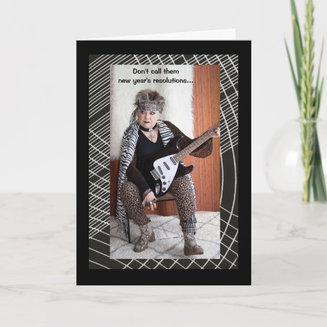 Tarjeta Otra definición de "resoluciones del año nuevo" (Anverso)