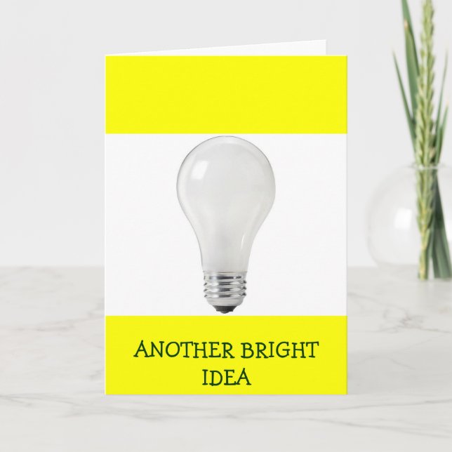 TARJETA OTRA IDEA BRILLANTE BLANCO DE LUZ BLANCA (Anverso)