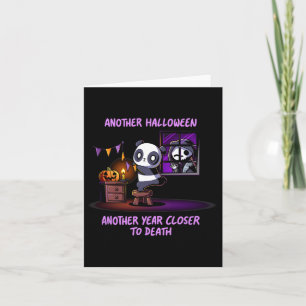 Tarjeta Otro año más cerca de la muerte en Halloween