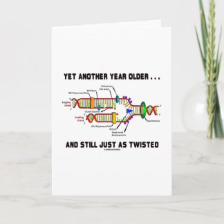 Tarjeta Otro año más, igual que el ADN torcido