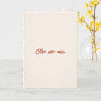 Tarjeta Otro Año Más | Papi Hija