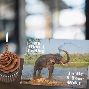 Tarjeta Otro año mayor y todavía agobiante cumpleaños