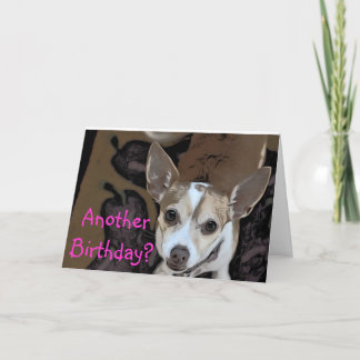 Tarjeta ¿Otro cumpleaños?