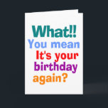 TARJETA OTRO CUMPLEAÑOS DIVERTIDO<br><div class="desc">tarjeta de felicitación de cumpleaños graciosa</div>