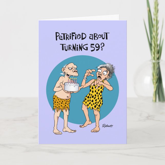 Tarjeta Otro cumpleaños número 59 (Anverso)