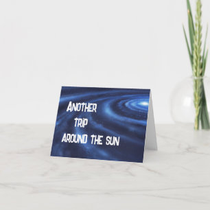 Tarjeta Otro viaje alrededor del cumpleaños de la galaxia 