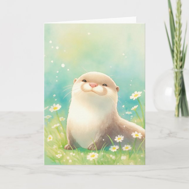 Tarjeta Otter Meadow Haven (Anverso)