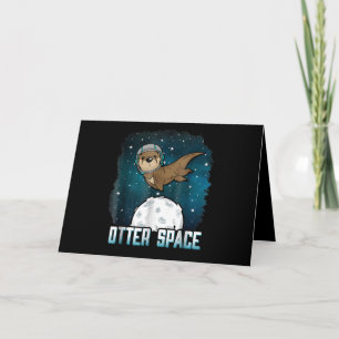 Tarjeta Otter Space  Animales divertidos de Otter Space